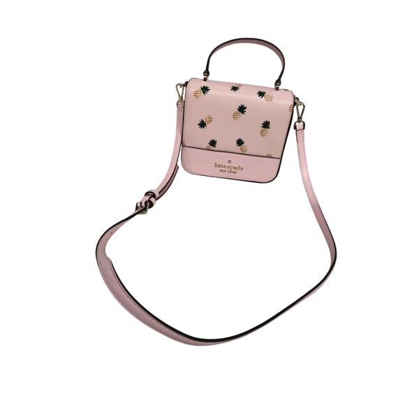 Kate Spade New York Staci Square Pineapple Printed Crossbody Bag Women's EUC - Picture 1 of 10